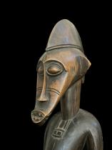 Seated Wooden Figure - Senufo People, Ivory Coast 3