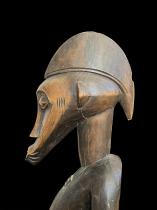 Seated Wooden Figure - Senufo People, Ivory Coast 5