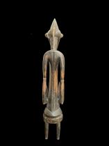 Seated Wooden Figure - Senufo People, Ivory Coast 6