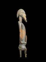 Seated Wooden Figure - Senufo People, Ivory Coast 7