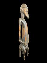 Seated Wooden Figure - Senufo People, Ivory Coast 10