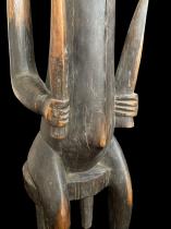 Seated Wooden Figure - Senufo People, Ivory Coast 11