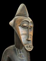 Seated Wooden Figure - Senufo People, Ivory Coast 12