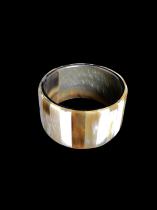 Multi Colored Striped Horn Bangle (2 left)