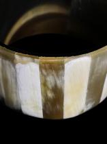 Multi Colored Striped Horn Bangle (2 left) 3