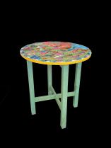 Hand Painted Table - Weya Art, Zimbabwe. 7