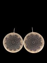 Woven Circle Earrings - Sold 2