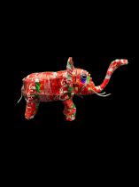 Recycled Soda Can Tin Elephant - South Africa 6