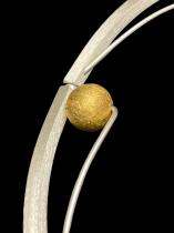 Gold Vermeil Balls and Sterling Silver Necklace - ERG633 - Sold 1