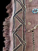 Raffia Cloth Skirt - Kuba People, D.R. Congo (#36) 6