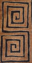 Throw or wall hanging Kuba textile 2