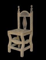 Wooden Chair - Baule People, Ivory Coast 6