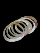 Set of 7 asymmetrical shaped horn bracelets (2 sets left) 2