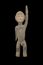 Kasangala figure with one raised arm - Lega People, D.R.Congo