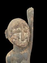 Kasangala figure with one raised arm - Lega People, D.R.Congo 9