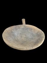 Large Wooden Bowl with Handle - Ethiopia
