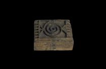 Bronze Box with Spiral Design on Lid - Ashanti People, Ghana