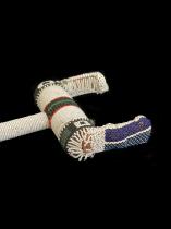 Fully Beaded Dance Mace - Ndebele People, South Africa  5