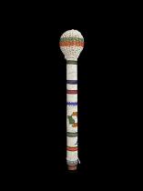 Beaded Dance Mace/Knobkerrie - Ndebele People, South Africa