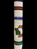 Beaded Dance Mace/Knobkerrie - Ndebele People, South Africa 2