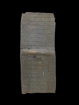 Palm Bark Basketry Shield - Topoke People, D.R. Congo