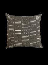 Dots and Dashes Mud Cloth Pillow case, Mali