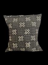 X Marks the Spot Mud Cloth Pillow Case, Mali