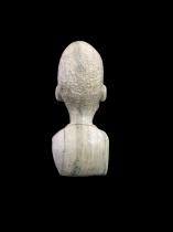 Small Realistic Bust carved from Butter Jade - Zimbabwe 4