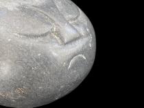Dark Stone Head carved by Denny Kanyemba, a Shona artist in Zimbabwe 2