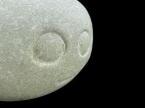 Stone Head with Eyes Wide Open carved by Denny Kanyemba, a Shona artist in Zimbabwe 2
