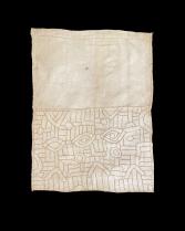 Raffia Cloth Skirt Panel - Kuba People, D.R. Congo (#51)