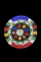 Beaded Round Medallion - Zulu People, South Africa (3)