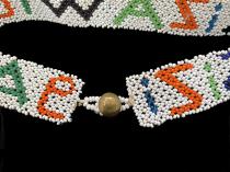 Traditional Beaded Headband ( umqhele) - Zulu People, South Africa 3