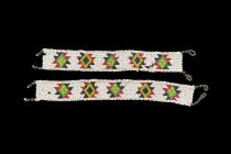 Beaded Headpiece and Pair of Anklets - Zulu People, South Africa (5536) 6