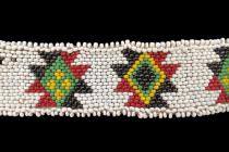 Beaded Headpiece and Pair of Anklets - Zulu People, South Africa (5536) 9