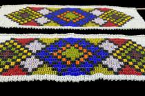 Pair of Shembe Style Beaded Anklets - Zulu People, South Africa 1