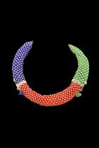 Beaded Necklace - Zulu People, South Africa (5524) 4