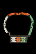 Beaded Love Letter Necklace - Zulu People, South Africa (3638)