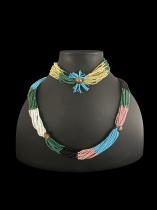 Beaded Necklace  - Zulu People, Msinga Area, South Africa (5518) 5