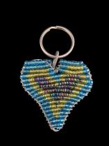 Beaded Heart Key Ring - South Africa