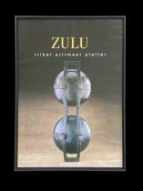 Set of 6 Glass Framed Zulu Artwork Posters 3