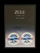 Set of 6 Glass Framed Zulu Artwork Posters 4