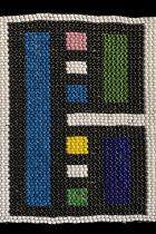 Beaded Blanket Panel (NGURARA)- Ndebele People, South Africa (#1425) 1