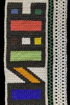 Beaded Blanket Panel (NGURARA)- Ndebele People, South Africa (#1417) 1