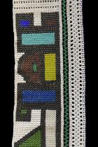 Beaded Blanket Panel (NGURARA)- Ndebele People, South Africa (#1417) 3