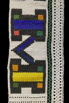 Beaded Blanket Panel (NGURARA)- Ndebele People, South Africa (#1417) 4