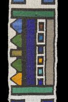 Beaded Blanket Panel (NGURARA)- Ndebele People, South Africa (#1423) 2