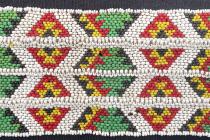 Pair of Framed Beaded Anklets - Zulu People, South Africa (5519) 1