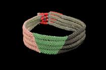 Old Beaded Choker - Zulu People, South Africa (3646)