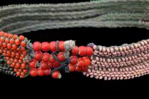 Old Beaded Choker - Zulu People, South Africa (3646) 2